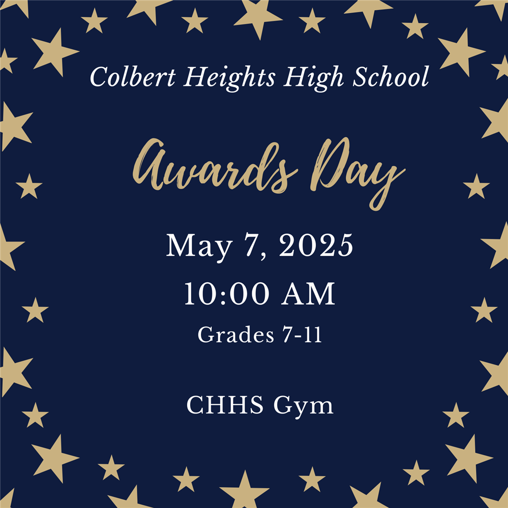  CHHS Awards Day Grades 7th - 11th